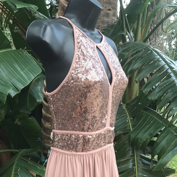 Morgan and Co. sequin bodice gown - Picture 4 of 8